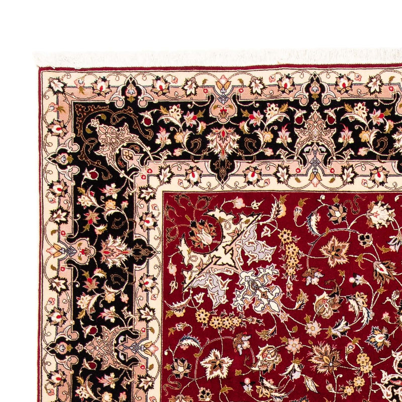 Alfombra Persa - Tabriz - Real - 303 x 202 cm - rojo oscuro