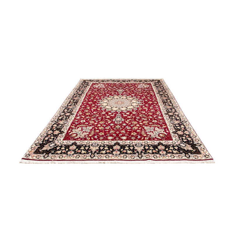 Alfombra Persa - Tabriz - Real - 303 x 202 cm - rojo oscuro