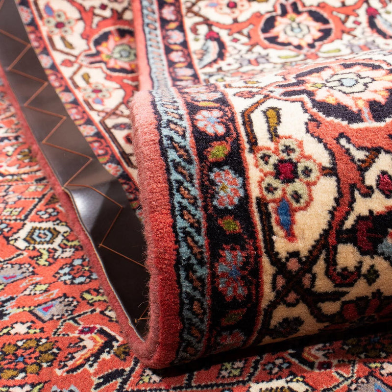 Alfombra persa - Bidjar - 290 x 200 cm - rojo oscuro