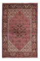 Alfombra persa - Bidjar - 222 x 142 cm - rojo