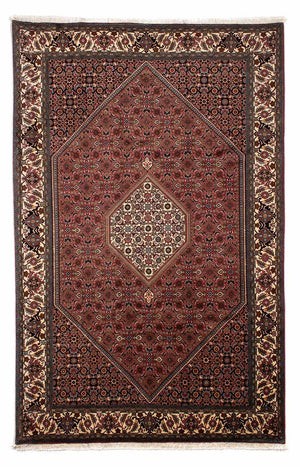Alfombra persa - Bidjar - 302 x 200 cm - marrón