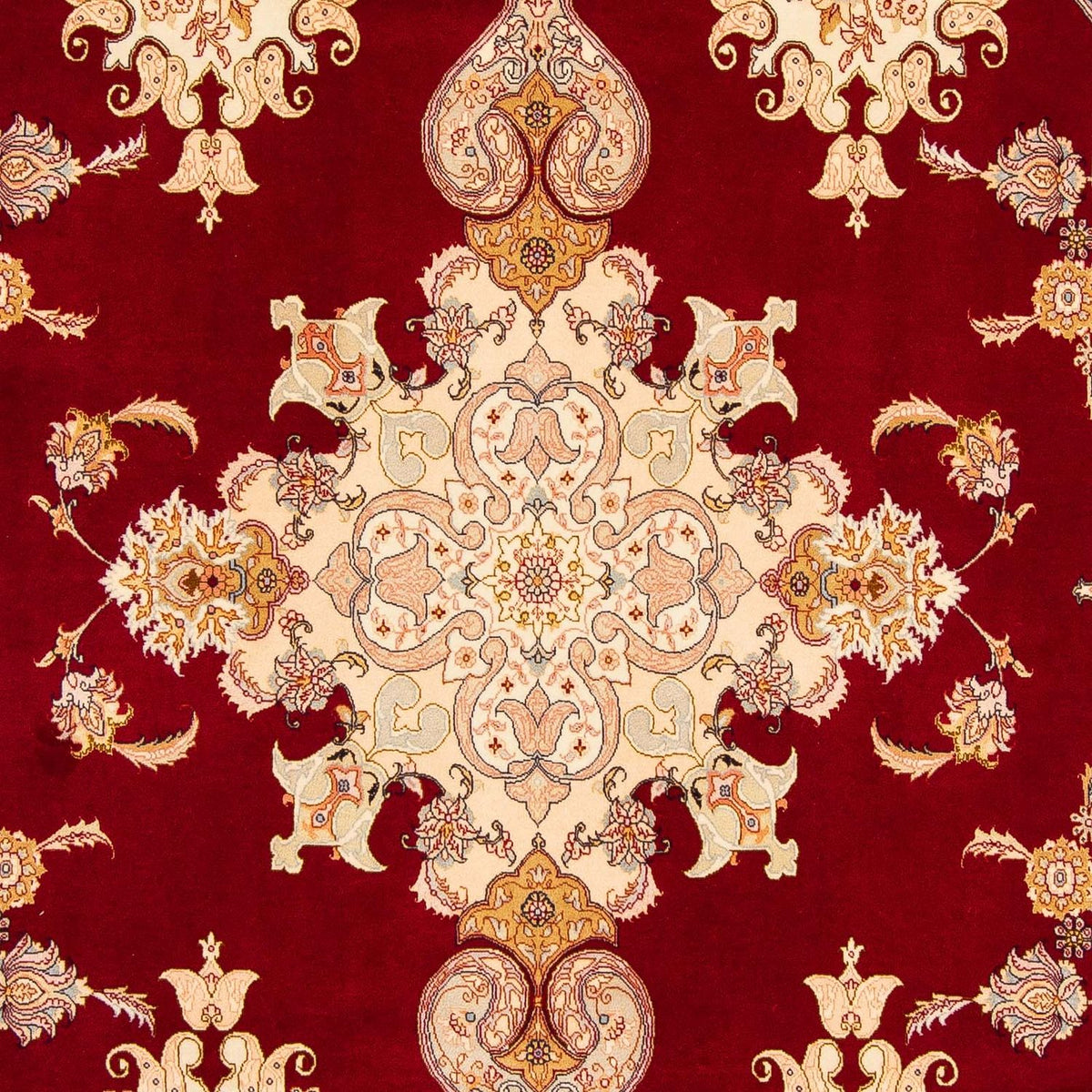 Alfombra Persa - Tabriz - Real - 312 x 200 cm - rojo oscuro