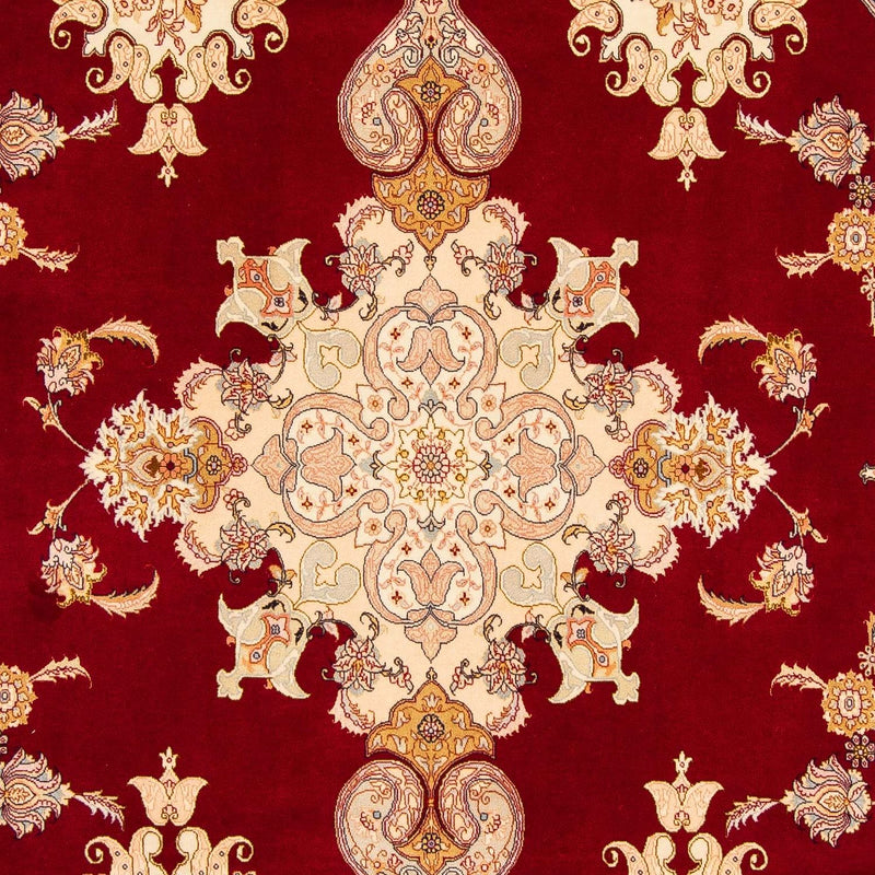 Alfombra Persa - Tabriz - Real - 312 x 200 cm - rojo oscuro