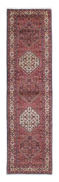 Alfombra de pasillo Alfombra persa - Bidjar - 313 x 83 cm - rojo claro