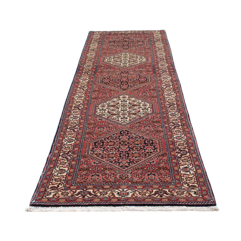 Alfombra de pasillo Alfombra persa - Bidjar - 313 x 83 cm - rojo claro
