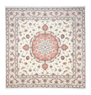 Alfombra Persa - Tabriz - Real cuadrado  - 309 x 295 cm - beige