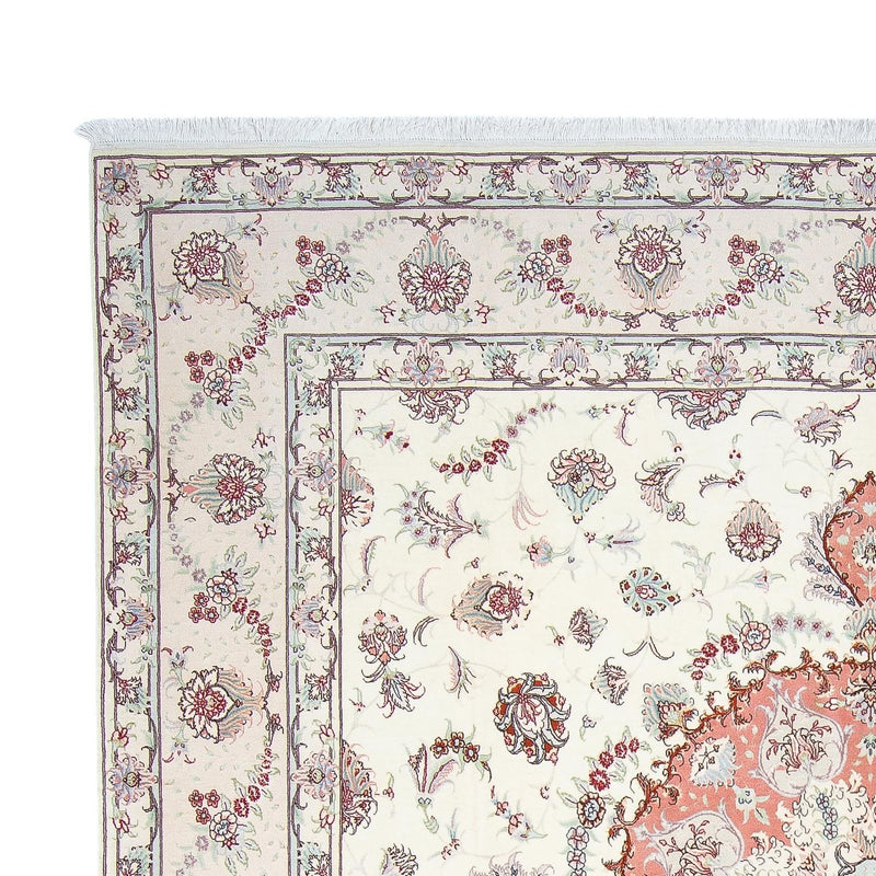 Alfombra Persa - Tabriz - Real cuadrado  - 309 x 295 cm - beige