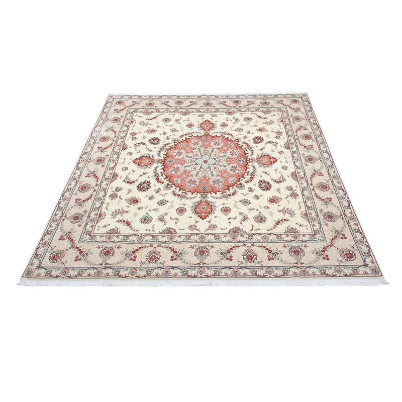 Alfombra Persa - Tabriz - Real cuadrado  - 309 x 295 cm - beige