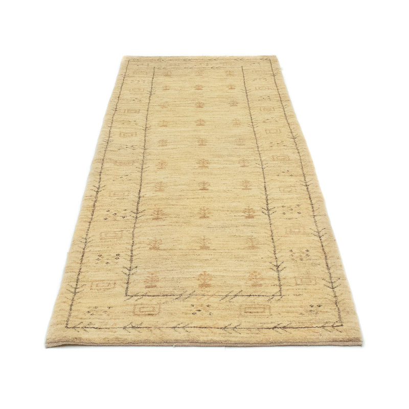 Alfombra de pasillo Alfombra Gabbeh - Persa - 236 x 85 cm - beige