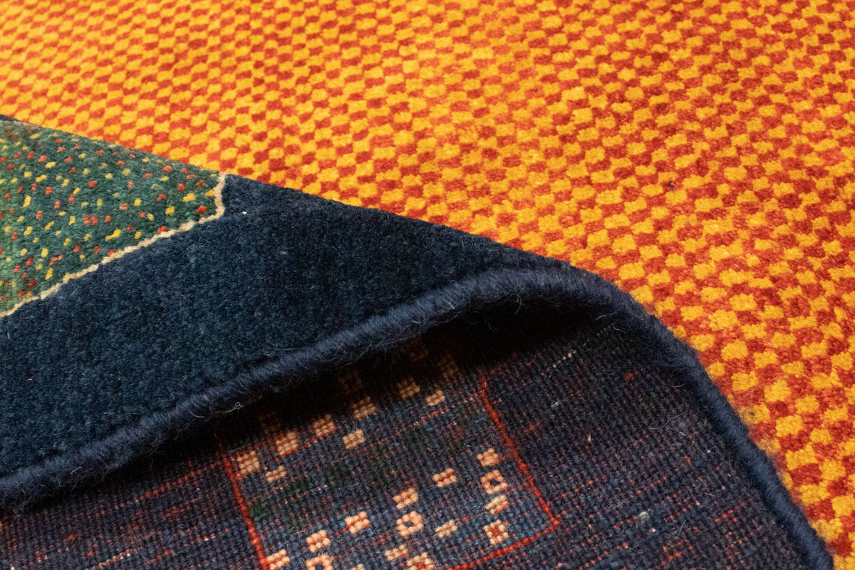 Alfombra Gabbeh - Loribaft Persa - 238 x 172 cm - naranja