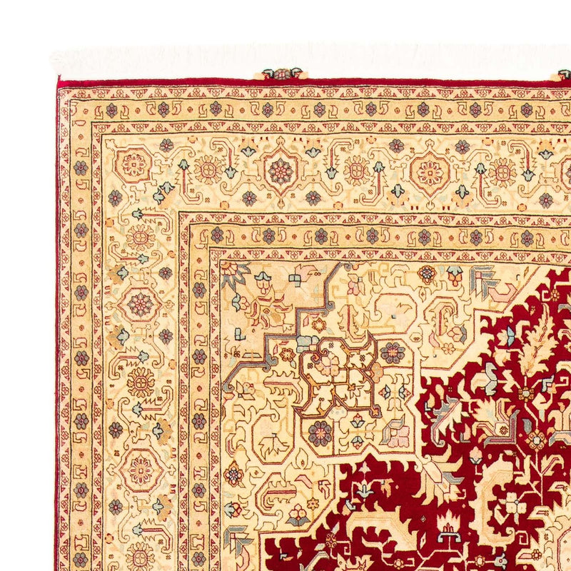 Alfombra Persa - Tabriz - Real - 300 x 200 cm - rojo oscuro
