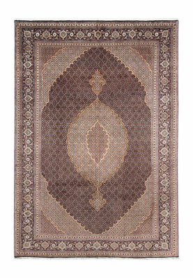 Alfombra persa - Tabriz - 295 x 202 cm - azul oscuro