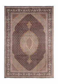 Alfombra persa - Tabriz - 295 x 202 cm - azul oscuro