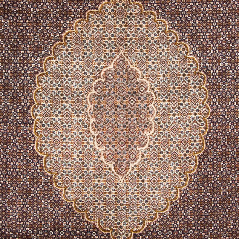 Alfombra persa - Tabriz - 295 x 202 cm - azul oscuro