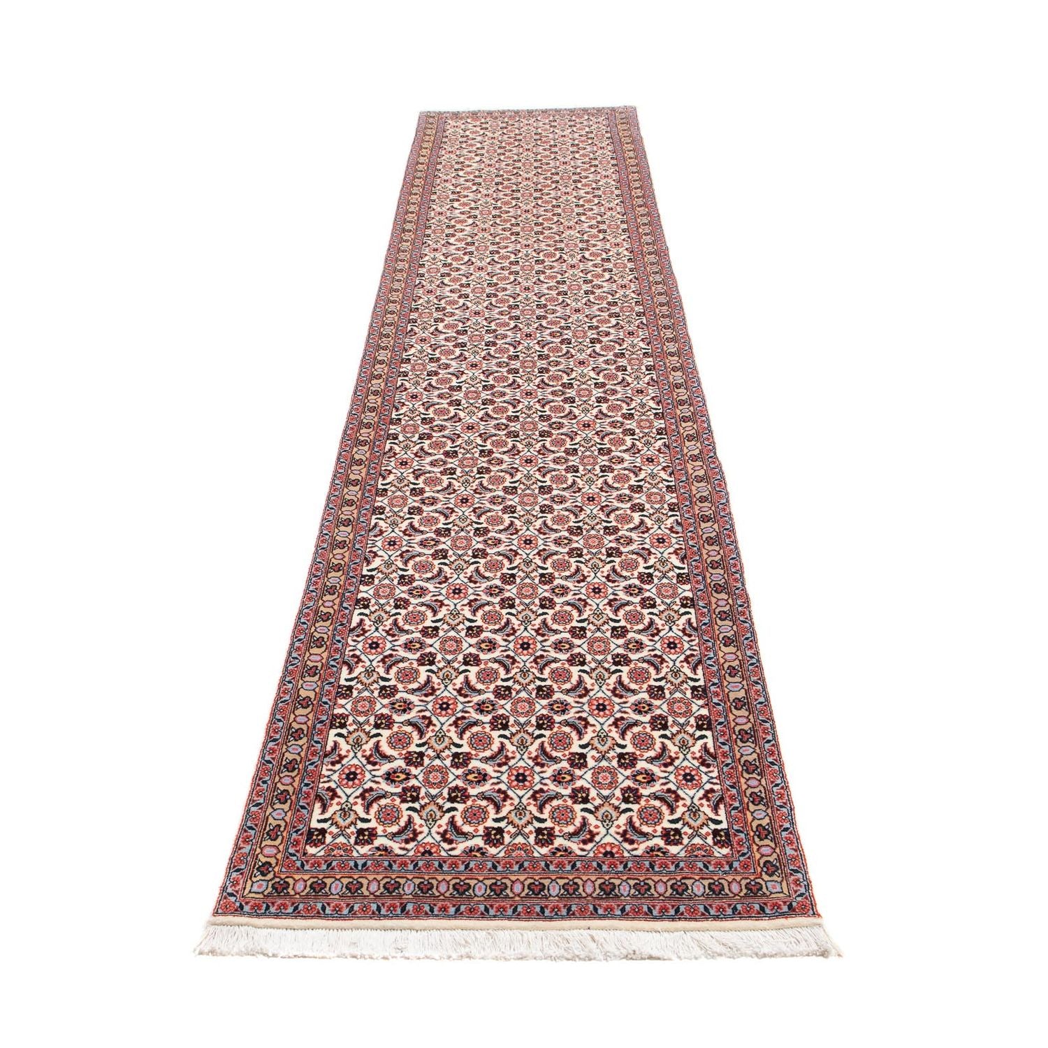 Alfombra de pasillo Alfombra persa - Tabriz - 392 x 73 cm - multicolor