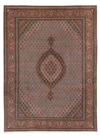 Alfombra persa - Tabriz - 341 x 251 cm - marrón oscuro