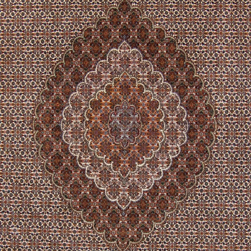 Alfombra persa - Tabriz - 341 x 251 cm - marrón oscuro