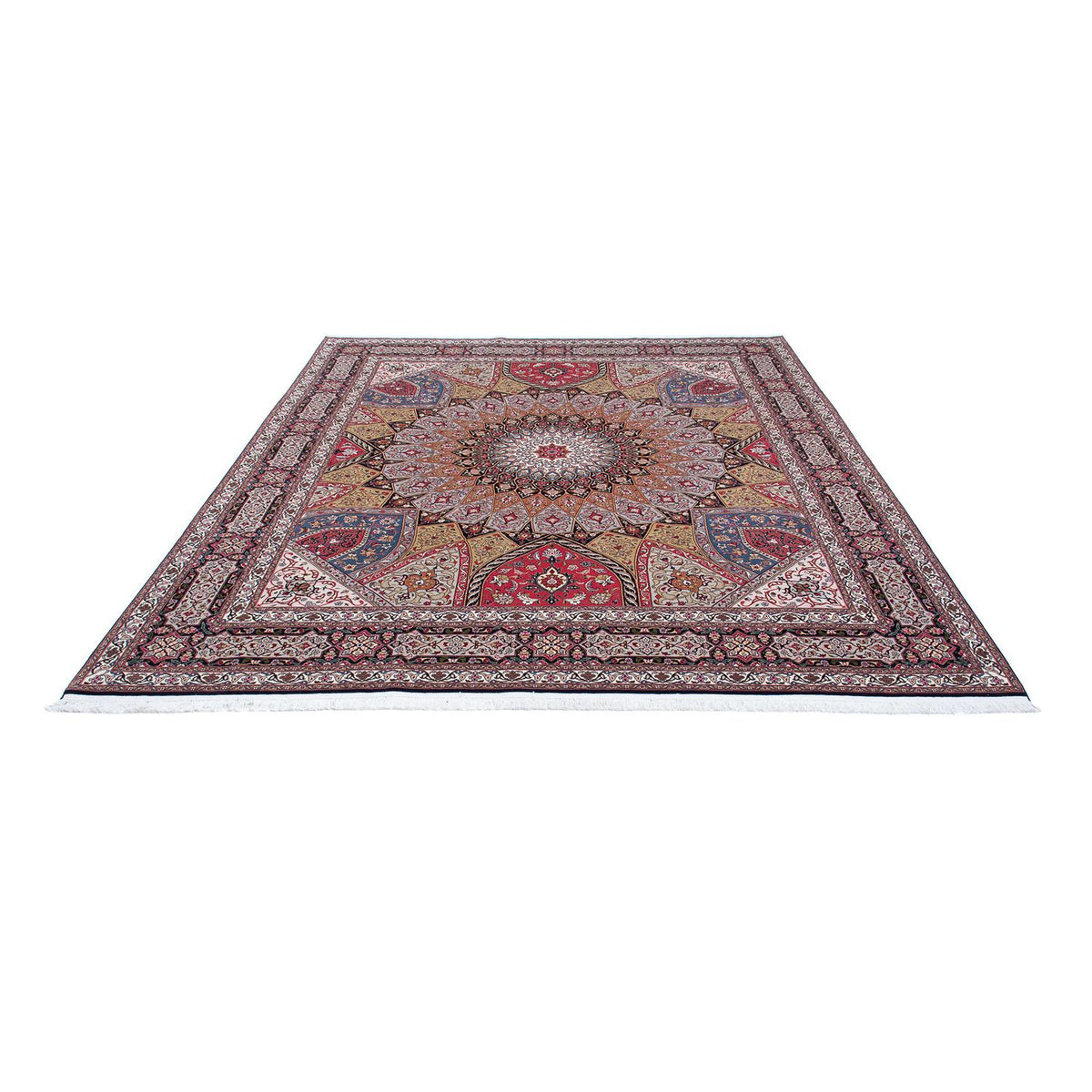 Alfombra Persa - Tabriz - Real - 303 x 254 cm - multicolor