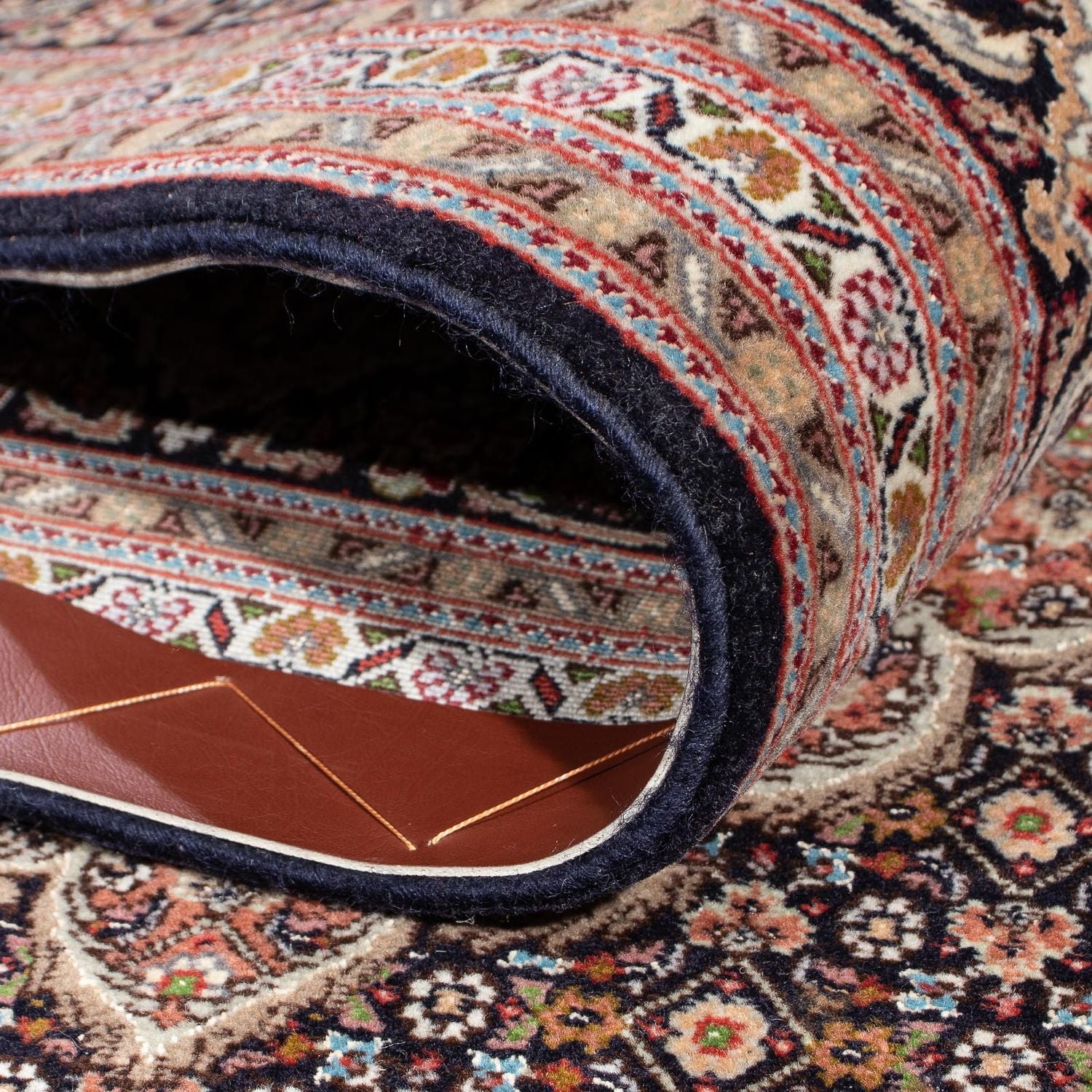 Alfombra persa - Tabriz - 294 x 208 cm - marrón oscuro