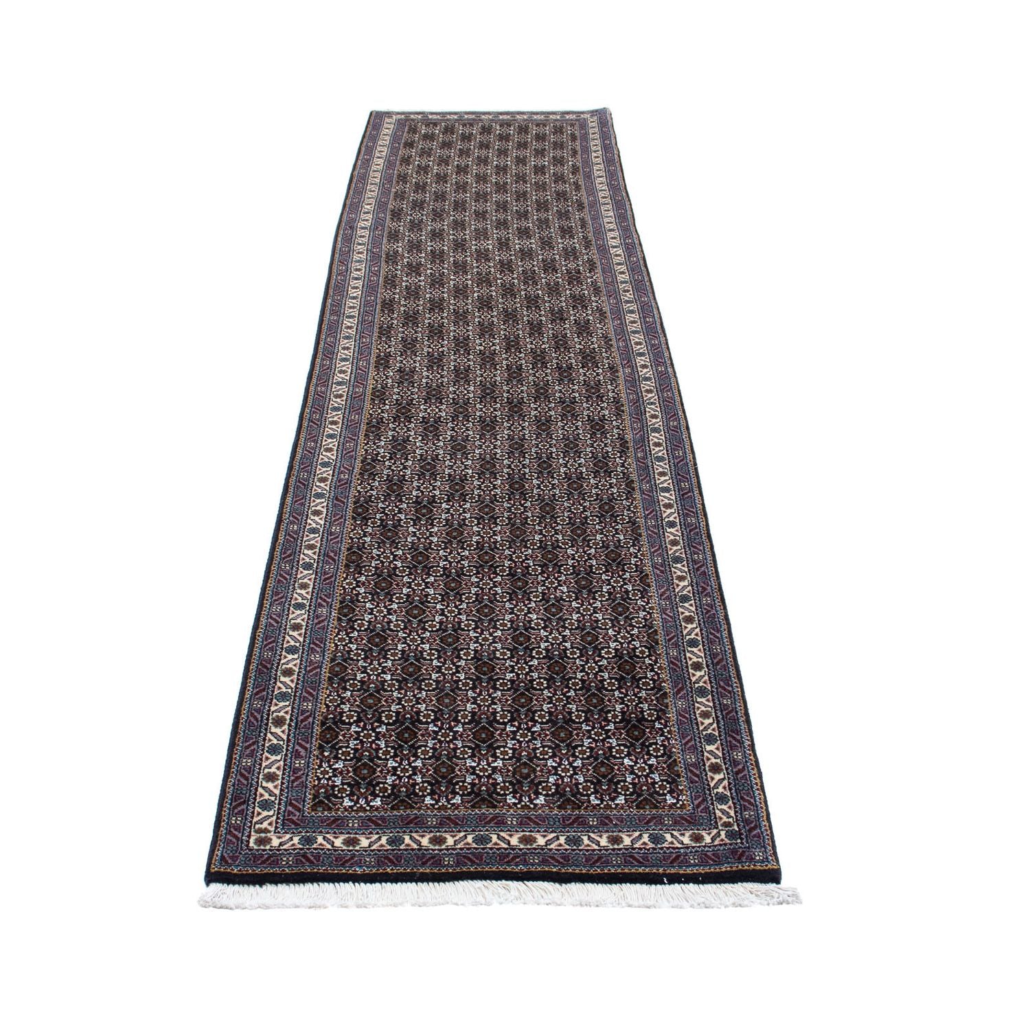 Alfombra de pasillo Alfombra persa - Tabriz - 350 x 70 cm - gris