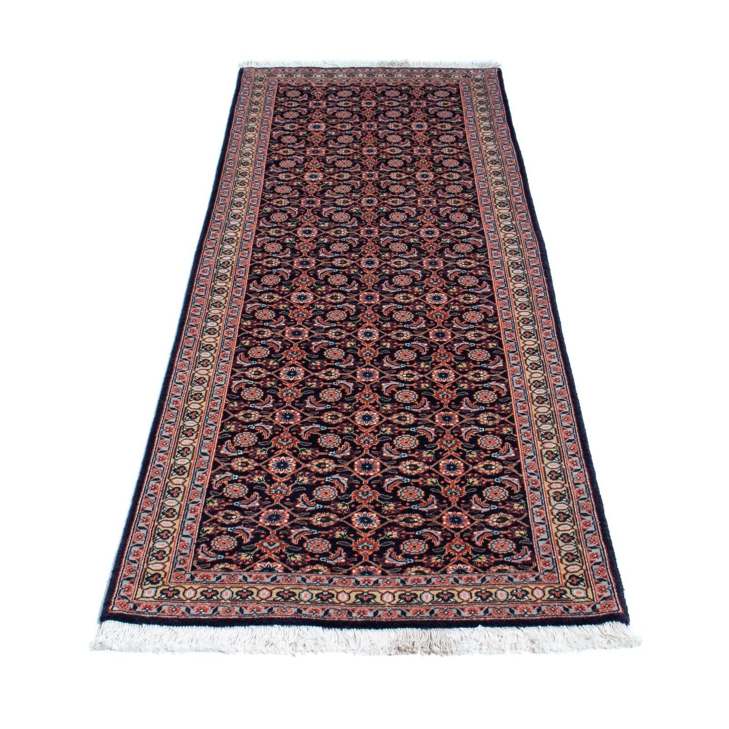 Alfombra de pasillo Alfombra persa - Tabriz - 204 x 75 cm - multicolor