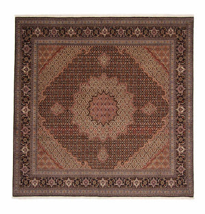 Alfombra Persa - Tabriz - Real - 256 x 248 cm - marrón