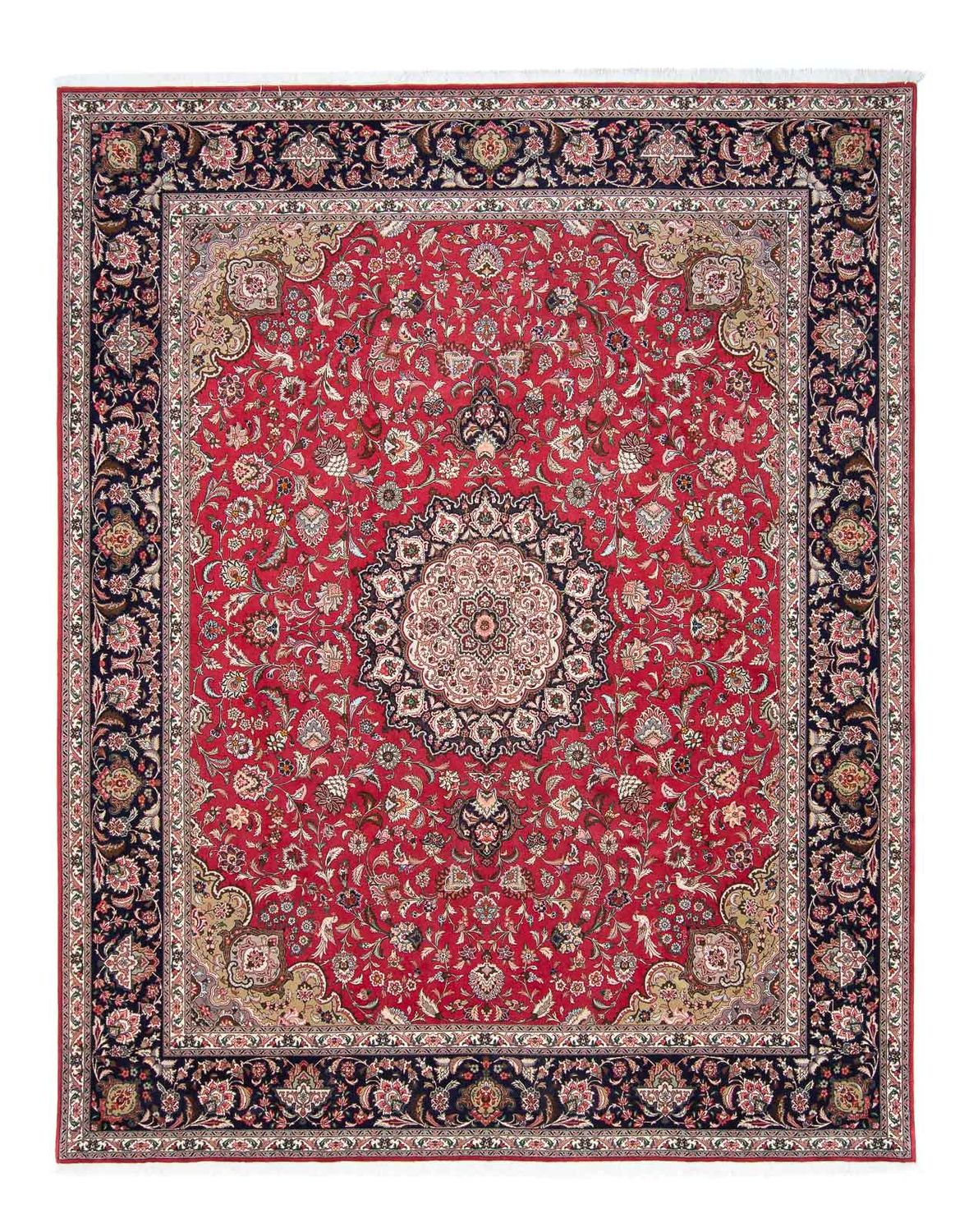 Alfombra Persa - Tabriz - Real - 307 x 250 cm - rojo