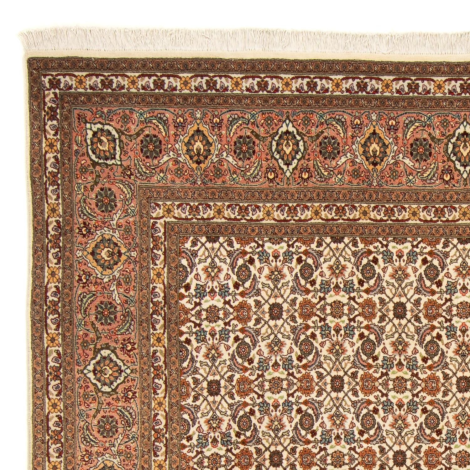 Alfombra persa - Tabriz cuadrado  - 215 x 202 cm - marrón claro