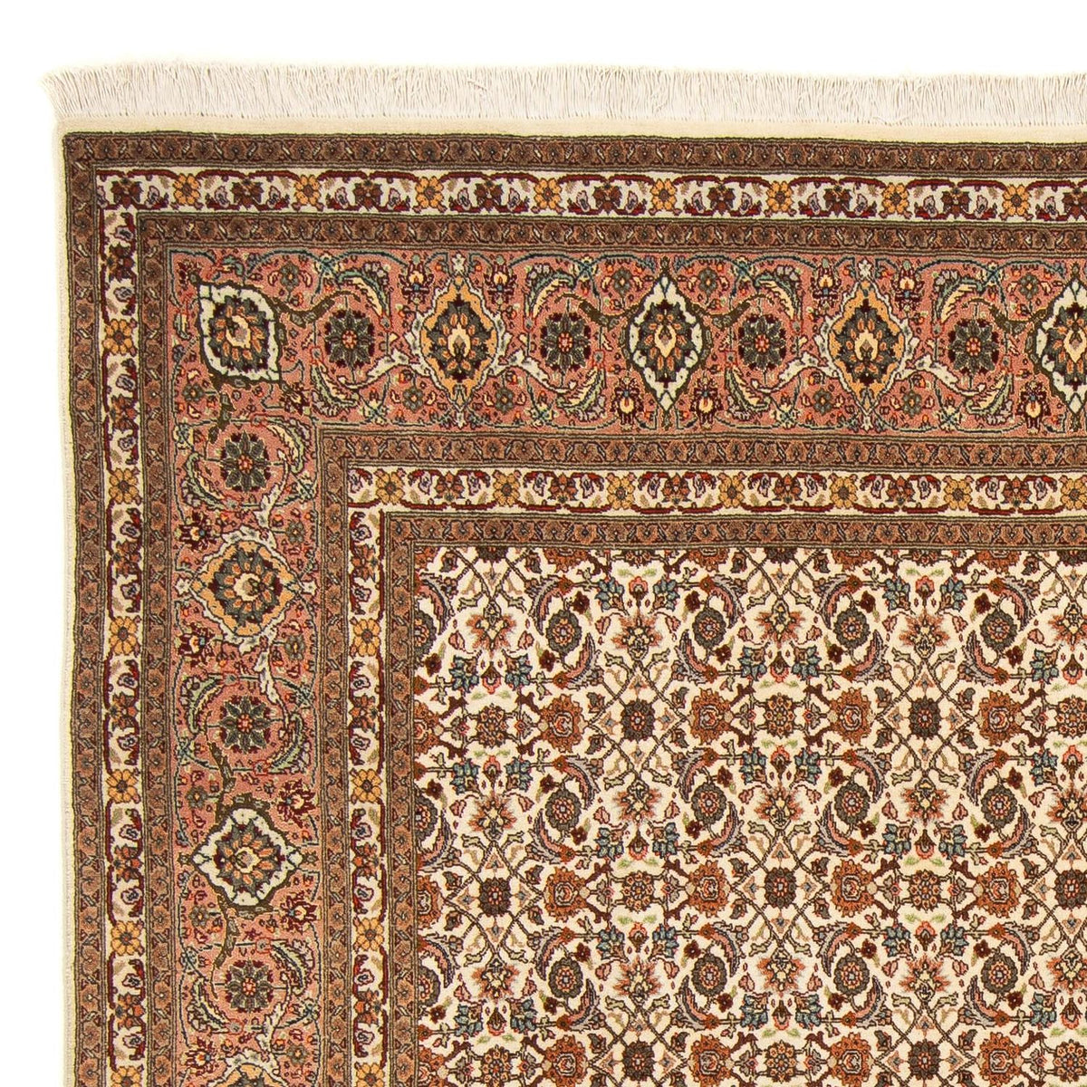 Alfombra persa - Tabriz cuadrado  - 215 x 202 cm - marrón claro