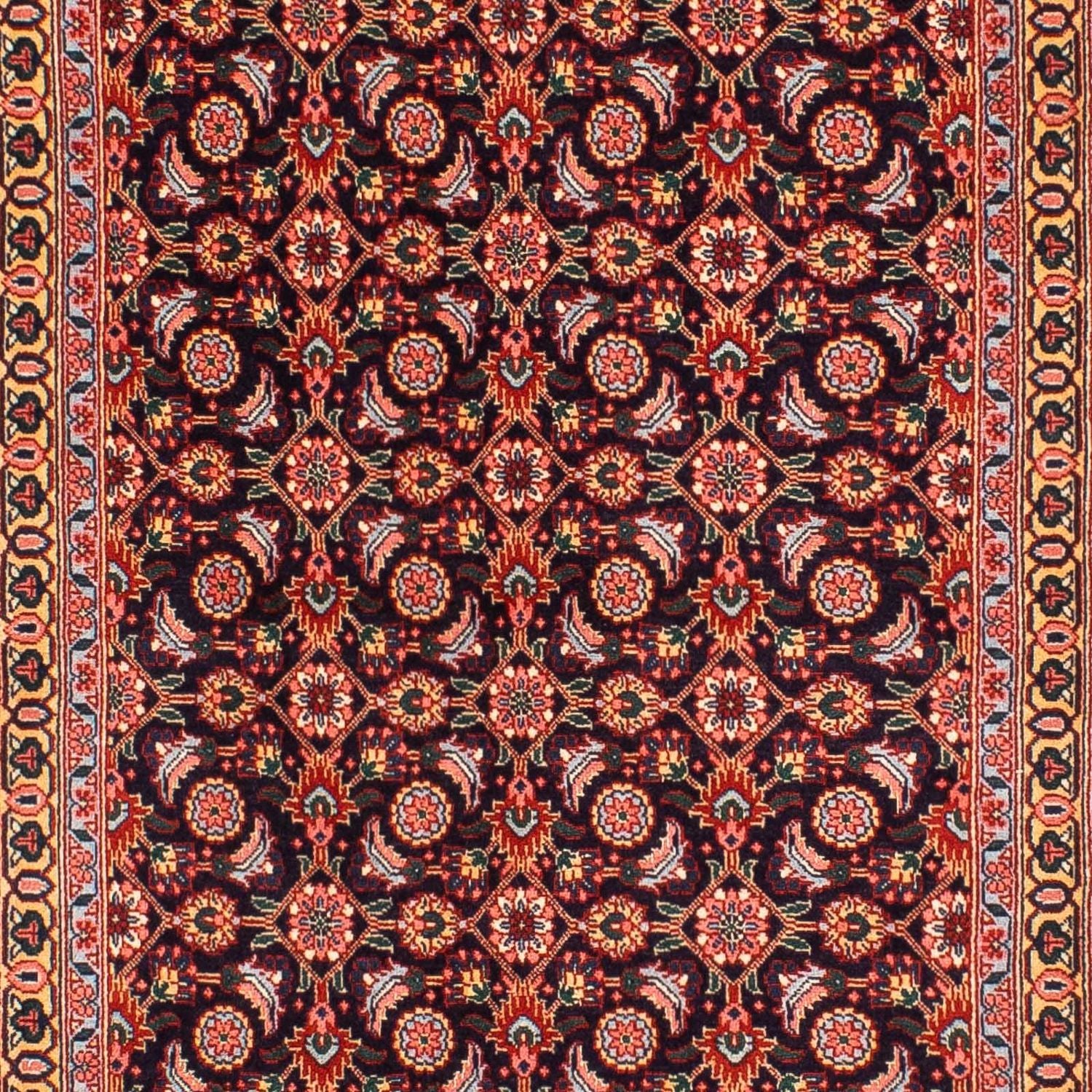 Alfombra de pasillo Alfombra persa - Tabriz - 295 x 70 cm - marrón