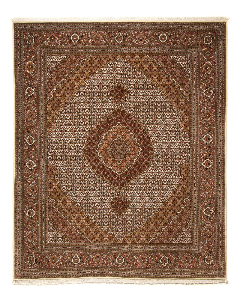 Alfombra persa - Tabriz - 254 x 205 cm - marrón