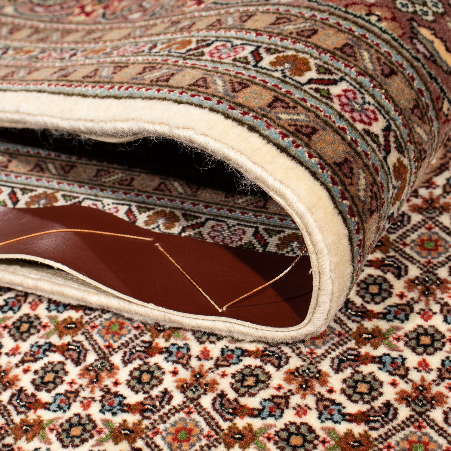 Alfombra persa - Tabriz - 254 x 205 cm - marrón