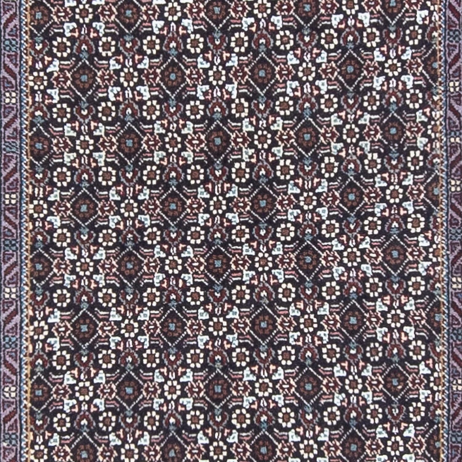 Alfombra de pasillo Alfombra persa - Tabriz - 348 x 70 cm - gris