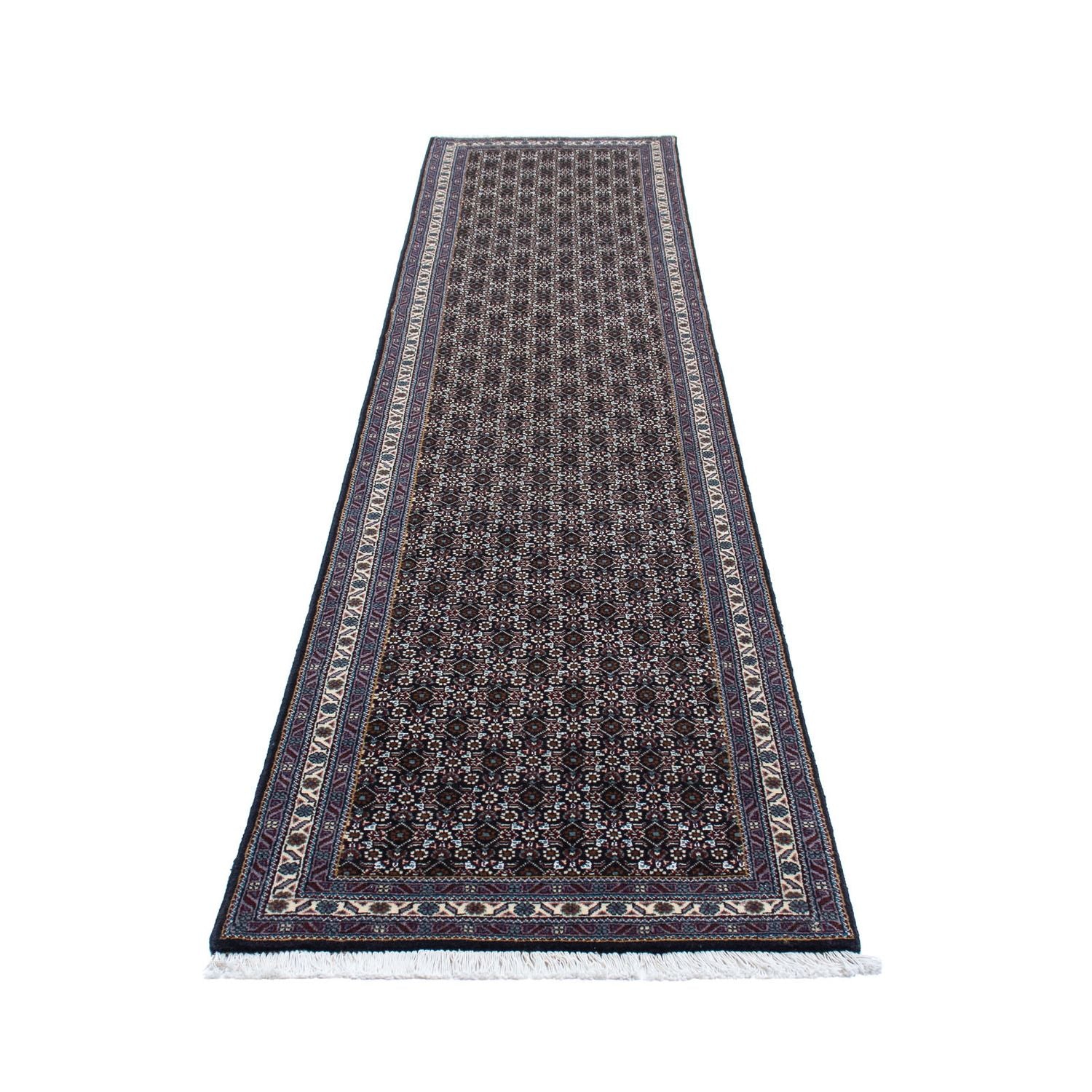 Alfombra de pasillo Alfombra persa - Tabriz - 348 x 70 cm - gris