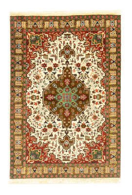 Alfombra Persa - Tabriz - Real - 150 x 104 cm - beige