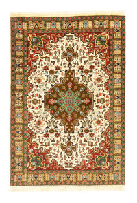 Alfombra Persa - Tabriz - Real - 150 x 104 cm - beige