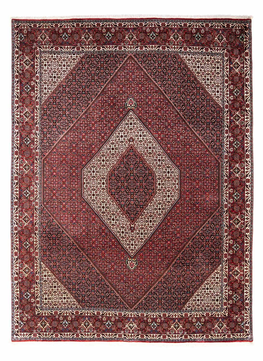 Alfombra persa - Bidjar - 338 x 249 cm - rojo