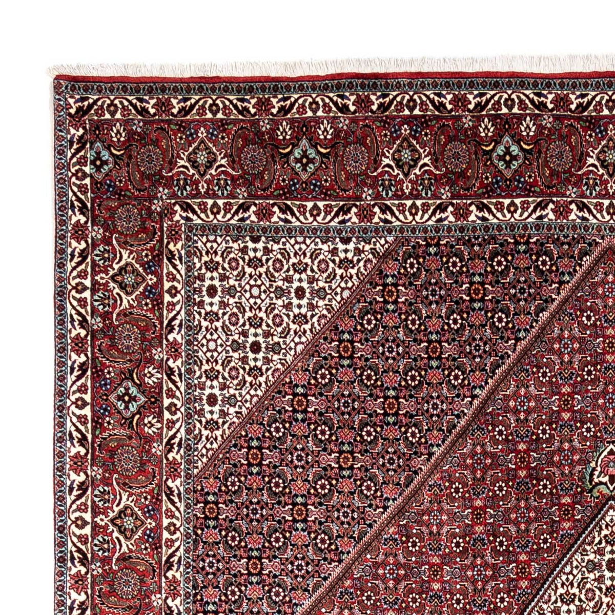 Alfombra persa - Bidjar - 338 x 249 cm - rojo