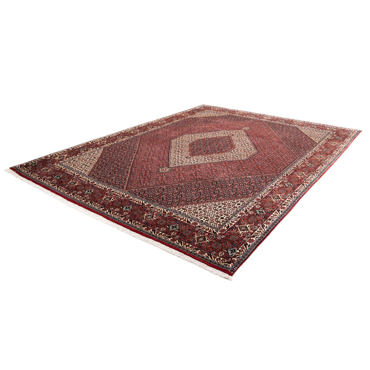 Alfombra persa - Bidjar - 338 x 249 cm - rojo