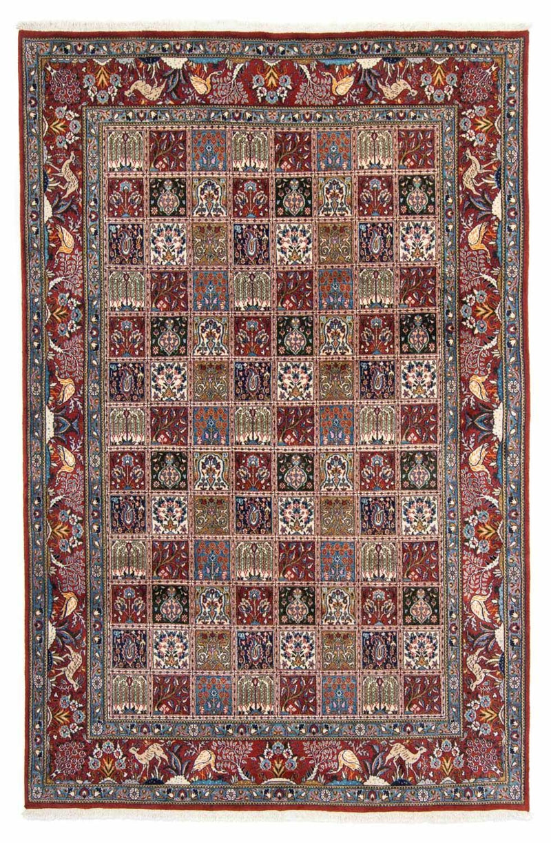 Alfombra persa - Clásica - 295 x 195 cm - rojo oscuro
