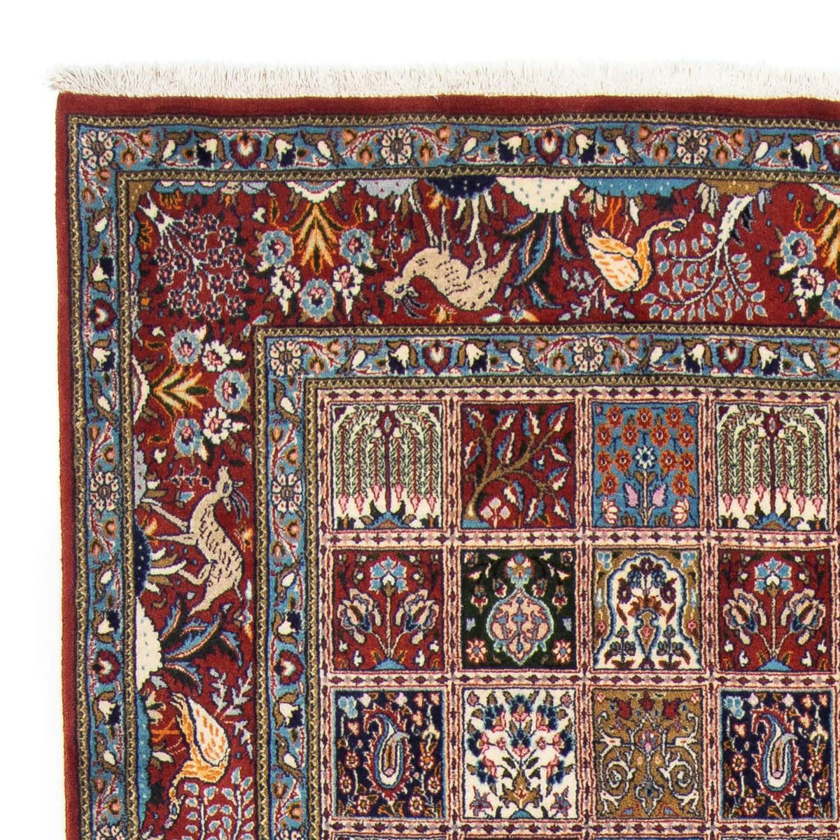Alfombra persa - Clásica - 295 x 195 cm - rojo oscuro