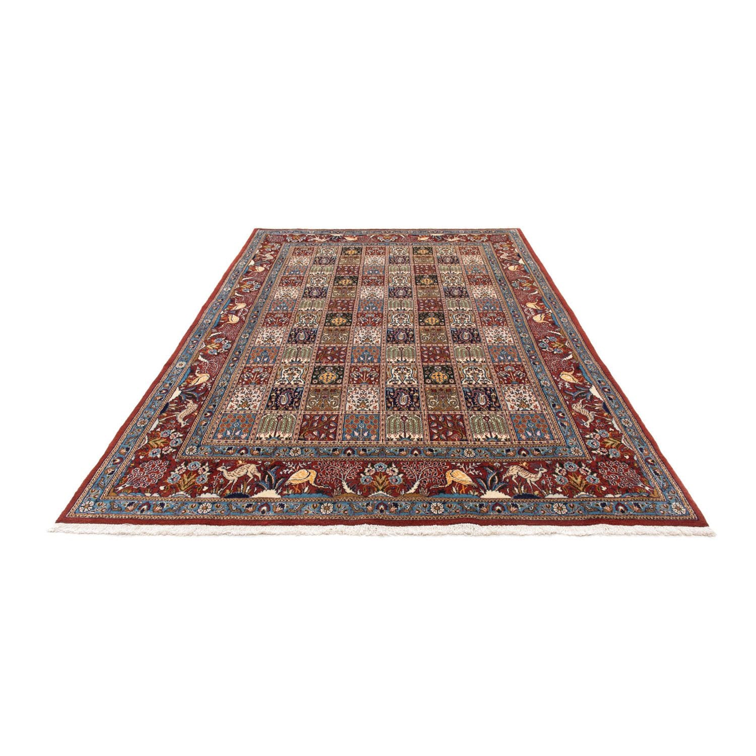 Alfombra persa - Clásica - 298 x 195 cm - rojo oscuro