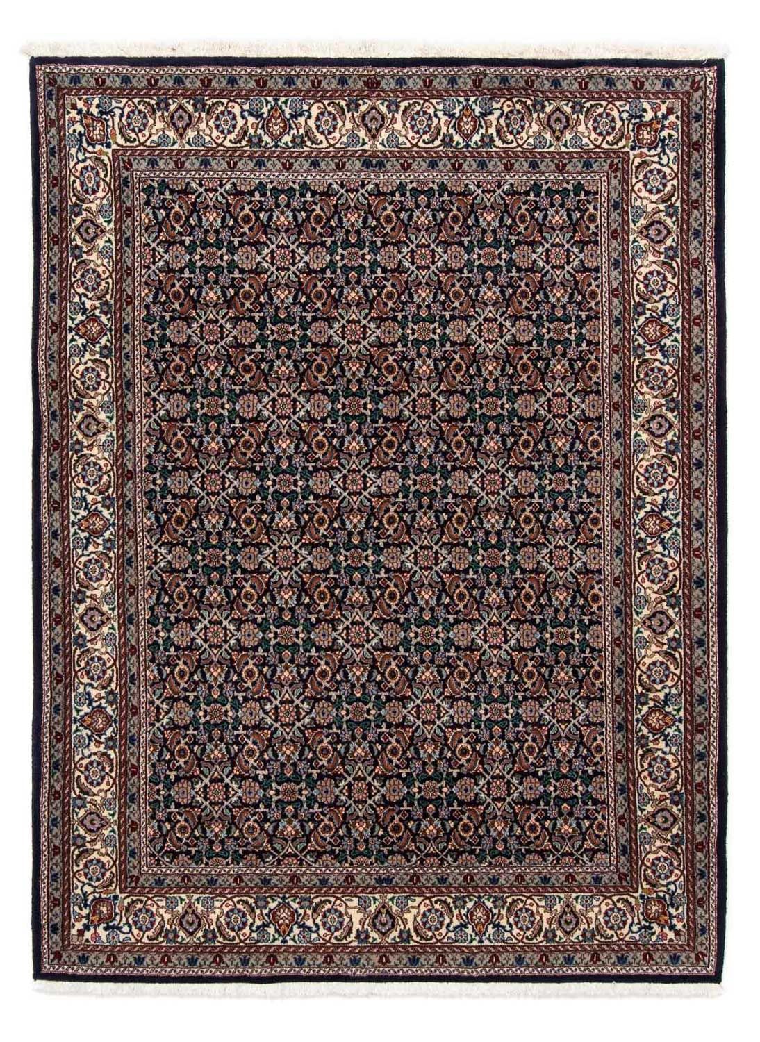 Alfombra persa - Clásica - 197 x 148 cm - azul oscuro