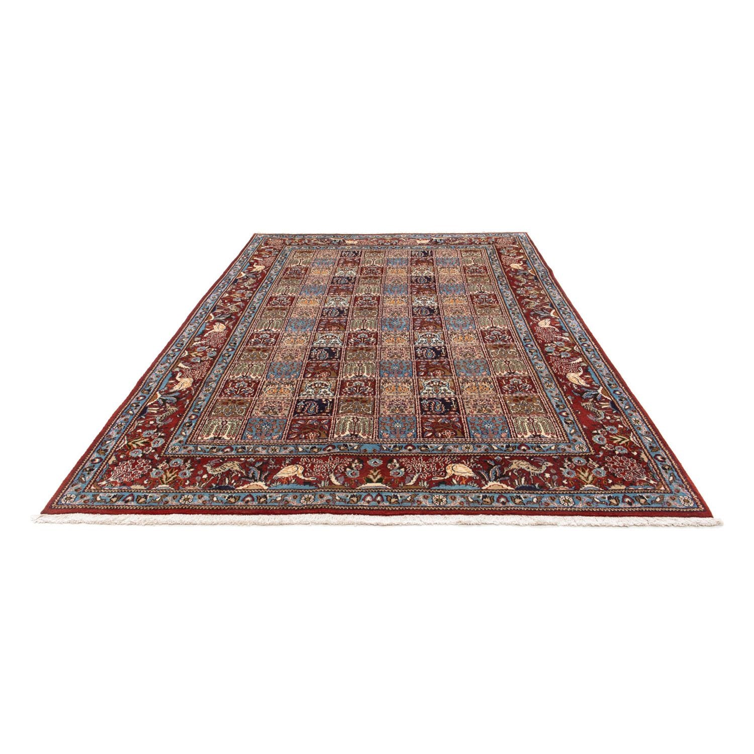 Alfombra persa - Clásica - 295 x 202 cm - rojo oscuro