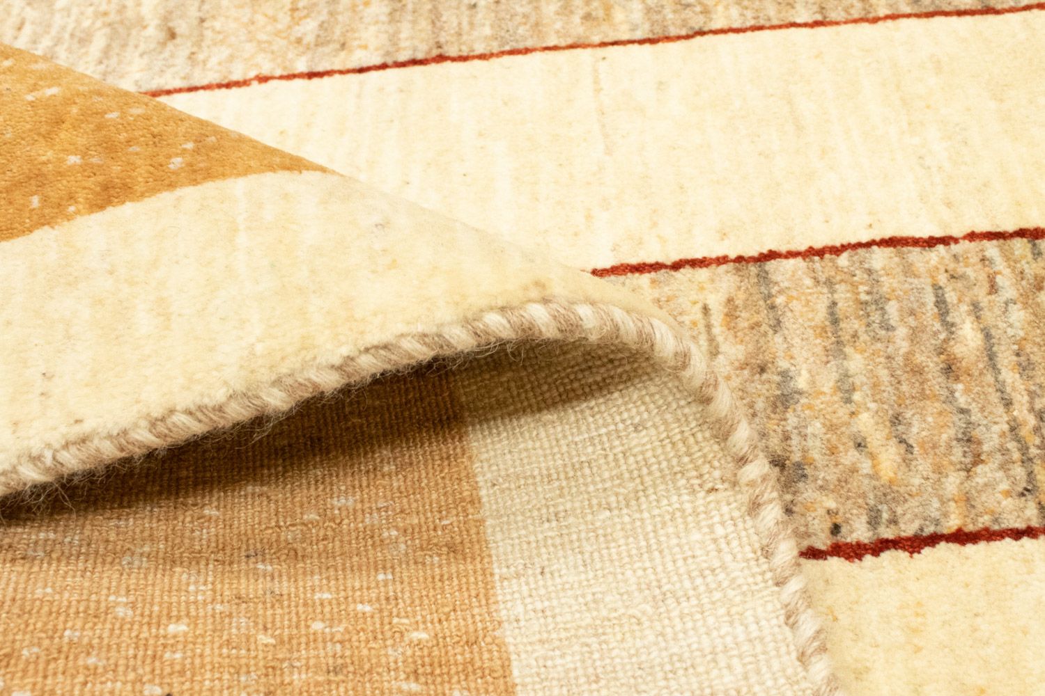 Alfombra Gabbeh - Loribaft Persa - 236 x 167 cm - beige