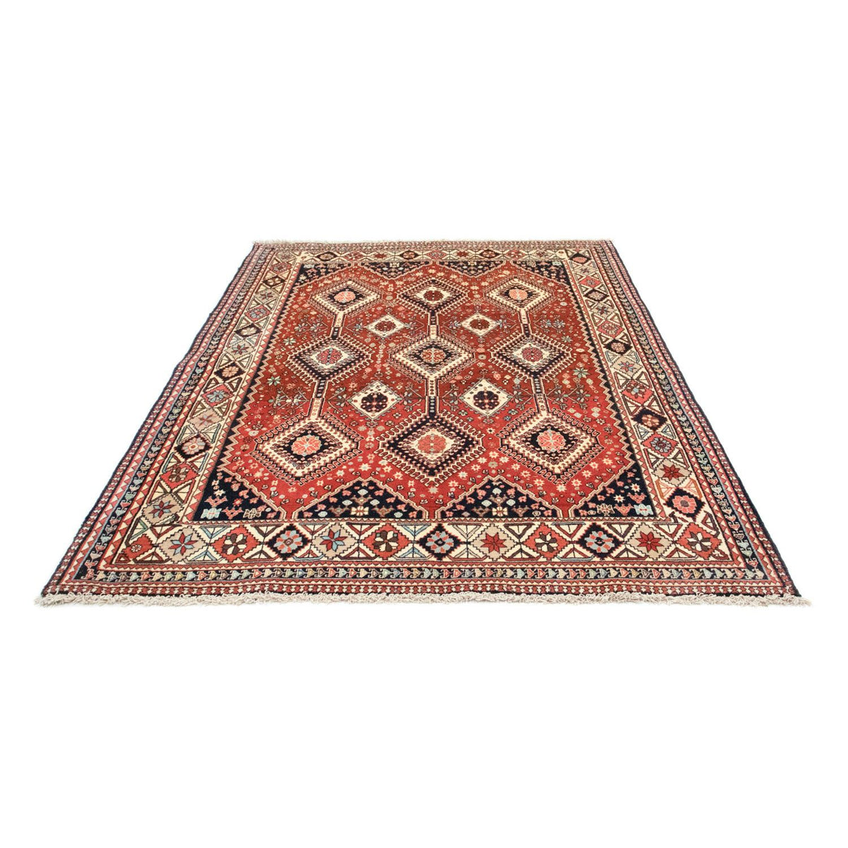 Alfombra persa - Nómada - 233 x 162 cm - óxido