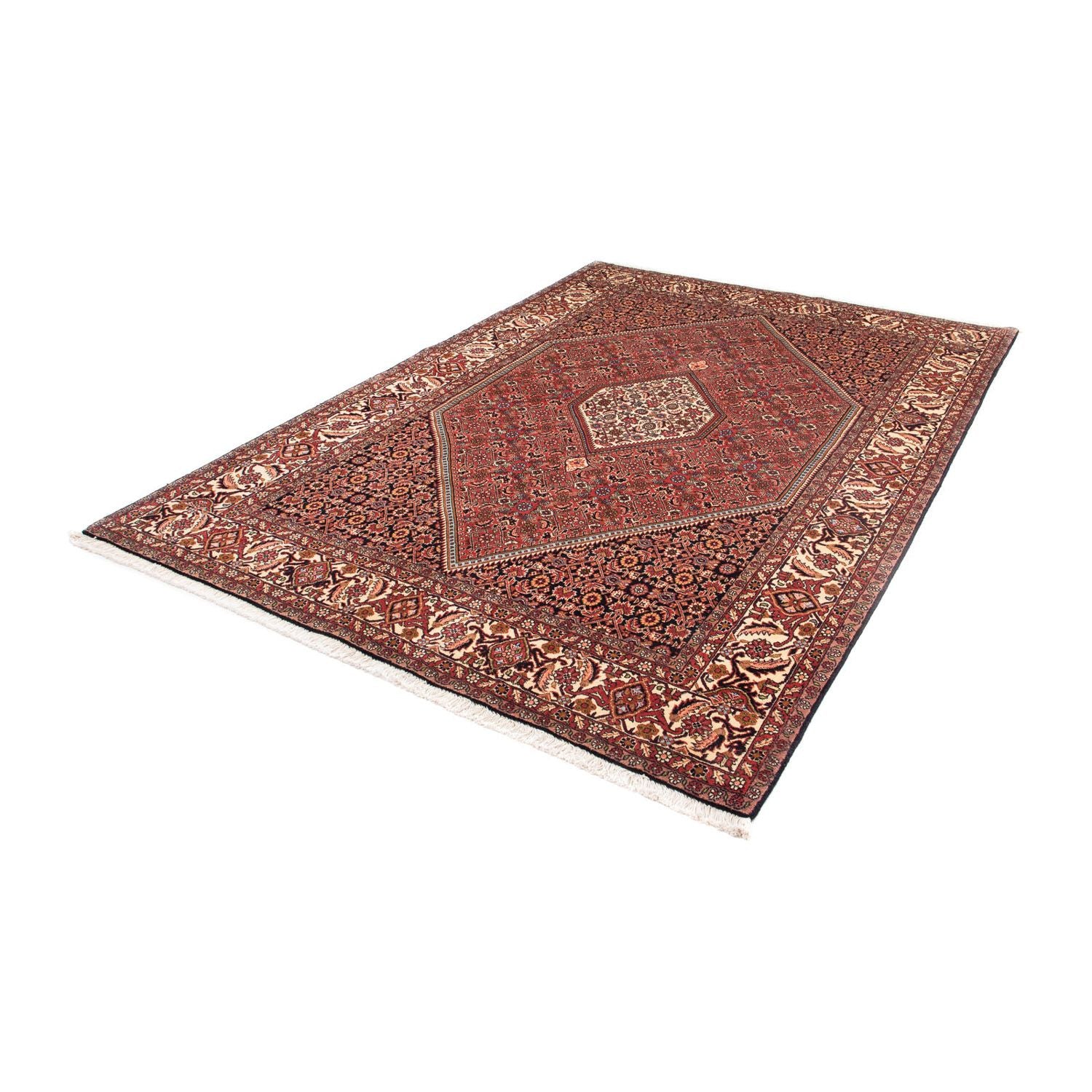 Alfombra persa - Bidjar - 258 x 174 cm - rojo claro