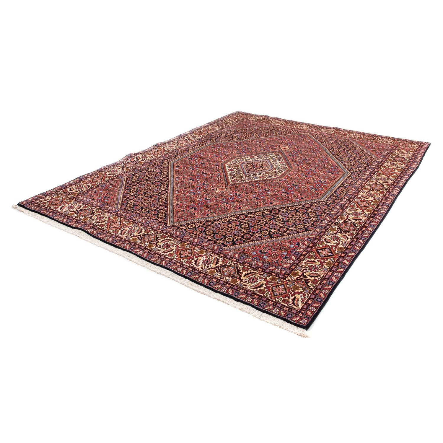 Alfombra persa - Bidjar - 275 x 203 cm - marrón