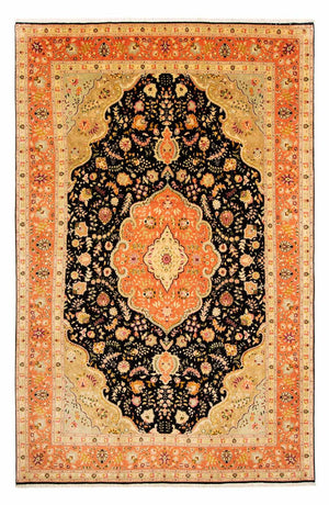Alfombra Persa - Tabriz - Real - 302 x 197 cm - marrón claro