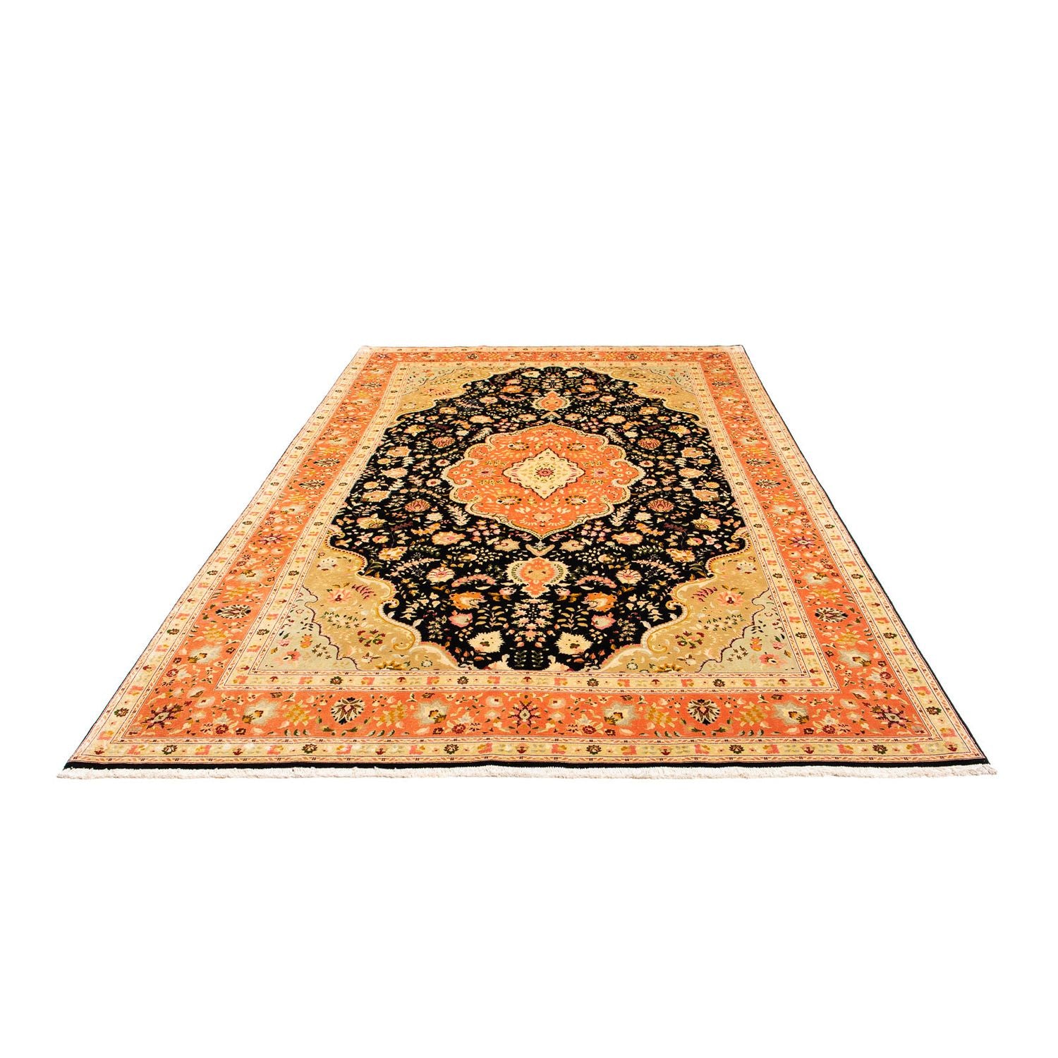Alfombra Persa - Tabriz - Real - 302 x 197 cm - marrón claro